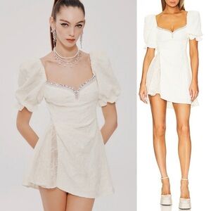Nana Jacqueline Ysabella Dress in White Small